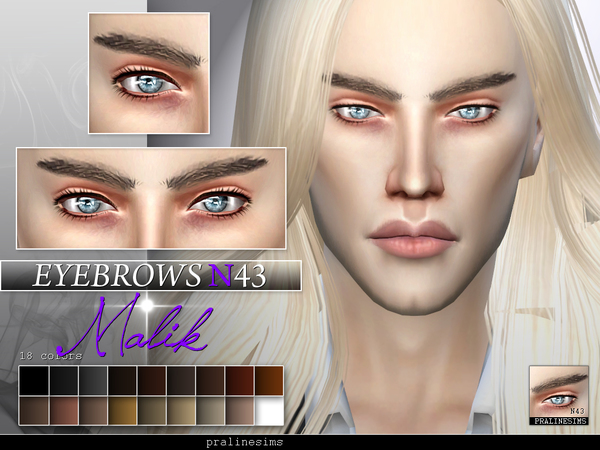 Sims 4 Eyebrows Megapack 5.0 by Pralinesims at TSR
