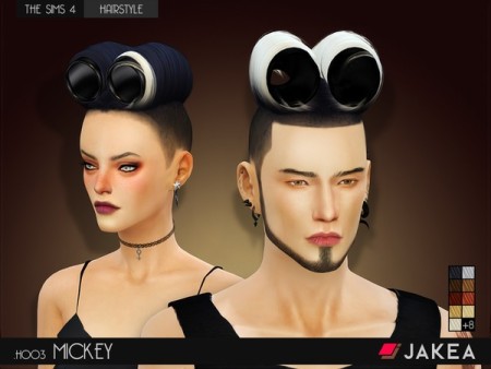 H003 MICKEY Hair by JAKEASims at TSR
