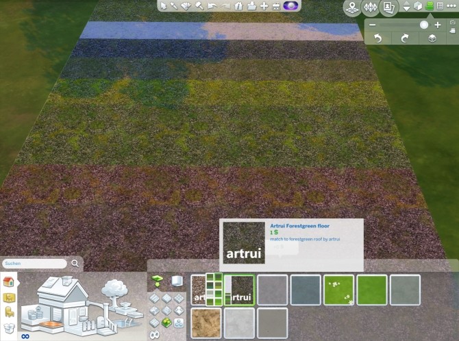 Sims 4 Floors match Forest roof and Forestgreen roof by artrui at Mod The Sims