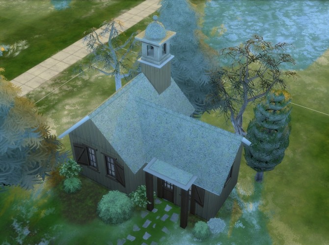 Sims 4 Forestgreen Turret by artrui at Mod The Sims