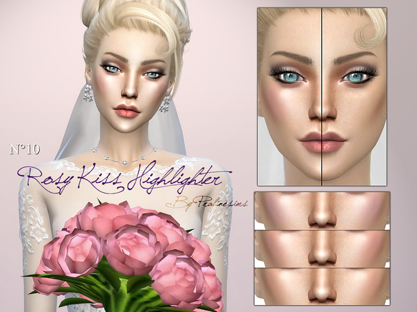 Sims 4 Wedding Makeup Set by Pralinesims at TSR