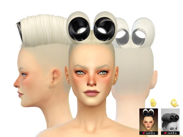 Sims 4 H003 MICKEY Hair by JAKEASims at TSR