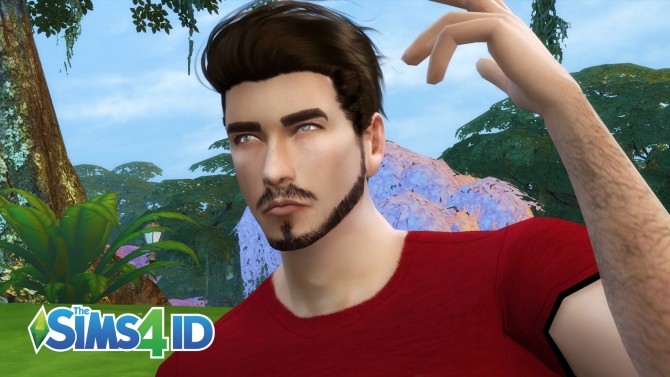 Sims 4 Chin Strap Beard by David Veiga at The Sims 4 ID
