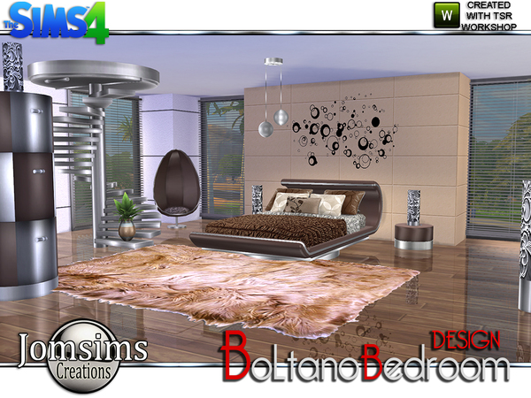 Sims 4 Boltano Design Bedroom by jomsims at TSR