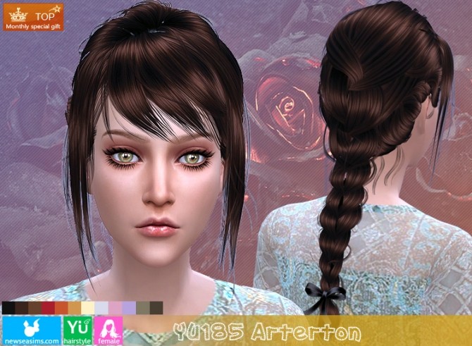 Sims 4 YU185 Arterton hair (PAY) at Newsea Sims 4