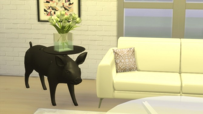 Sims 4 Pig Side Table by Moooi at Meinkatz Creations