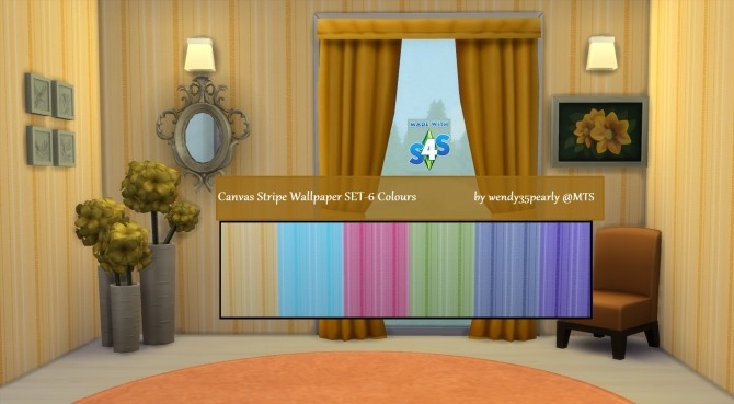 Sims 4 3 Patterned Wallpaper SETS by wendy35pearly at Mod The Sims