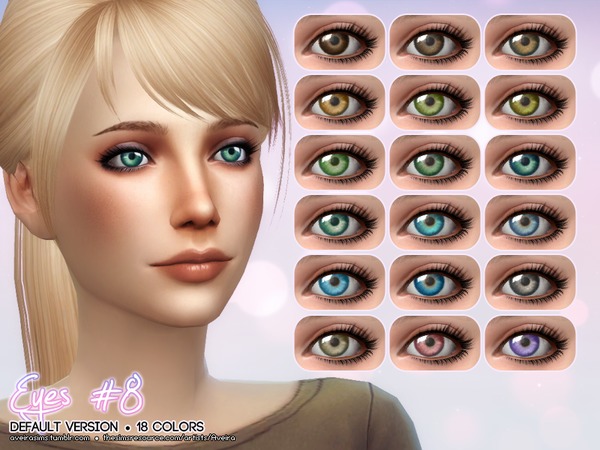 Sims 4 Eyes #8 default version by Aveira at TSR
