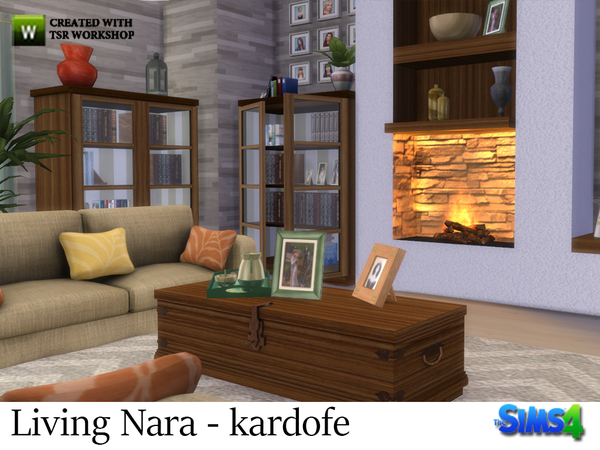 Sims 4 Living Nara by kardofe at TSR