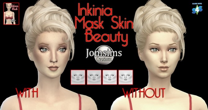 Sims 4 INKINIA MASK BEAUTY at Jomsims Creations
