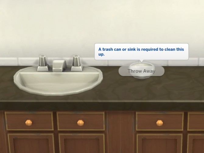 Sims 4 No Dishes in Bathroom Sinks by plasticbox at TSR