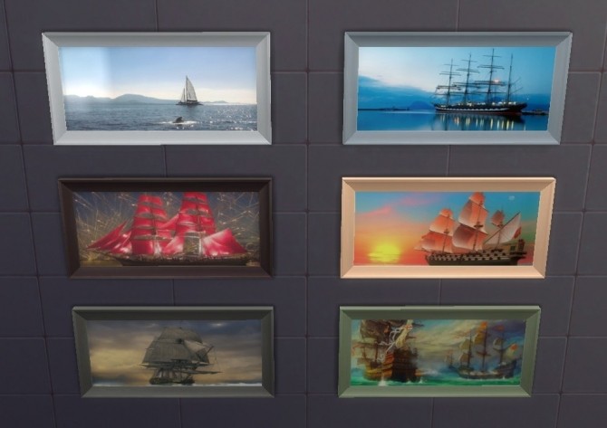 Sims 4 SHIPS Paintings at Sauris Sims4