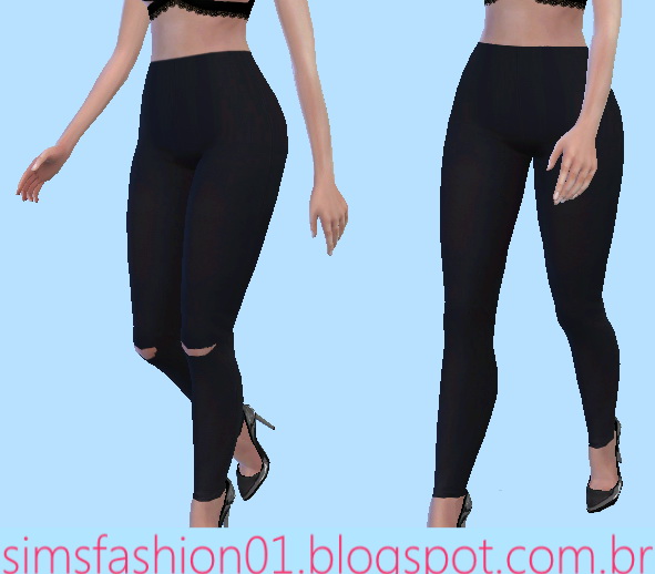 Sims 4 Leather pants at Sims Fashion01