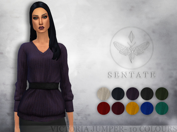 Sims 4 Victoria Jumper by Sentate at TSR