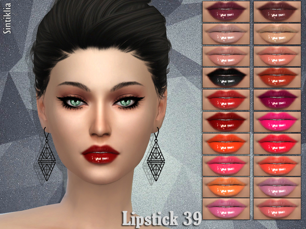 Sims 4 Lipstick 39 by Sintiklia at TSR