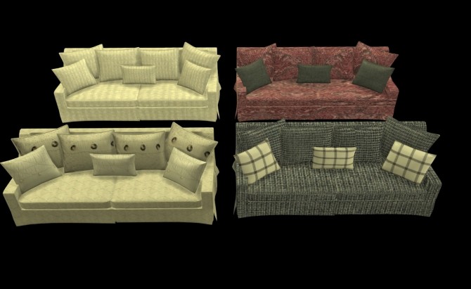 Sims 4 Furniture Recolors Set 5 by Ilona at My little The Sims 3 World