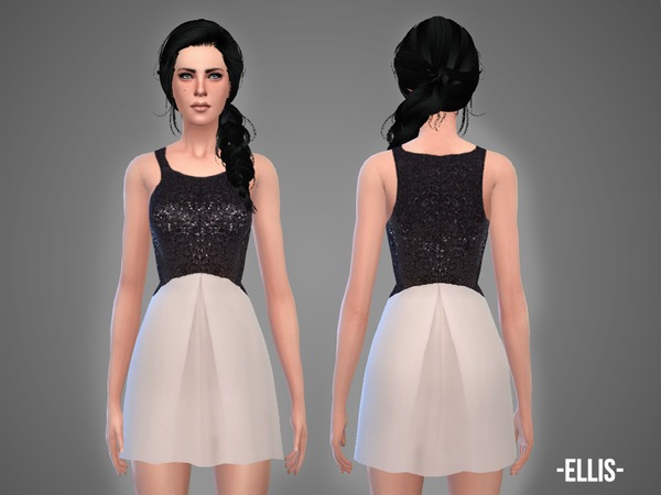 Sims 4 Ellis dress by April at TSR
