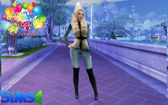 Sims 4 Yvonne by Elena at Sims World by Denver