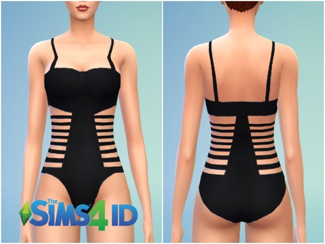 Sims 4 JLos First Love Swimsuit by David Veiga at The Sims 4 ID