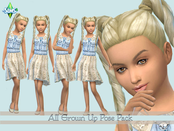 Sims 4 All Grown Up Poses by MartyP