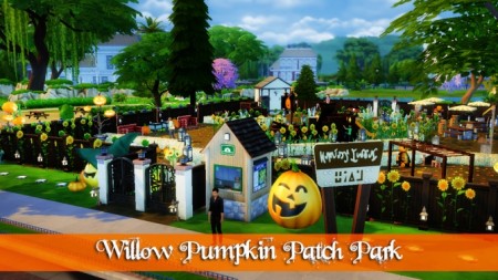 Willow Pumpkin Patch Park by CharmedPiper_1 at Mod The Sims