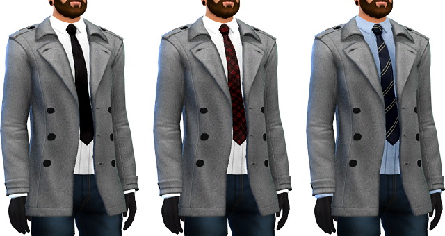 Sims 4 Wool Trench Coats at Marvin Sims