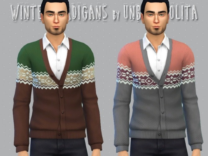 Sims 4 Winter cardigans at Un bichobolita