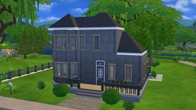 Sims 4 Goth Manor by Deontai at Mod The Sims