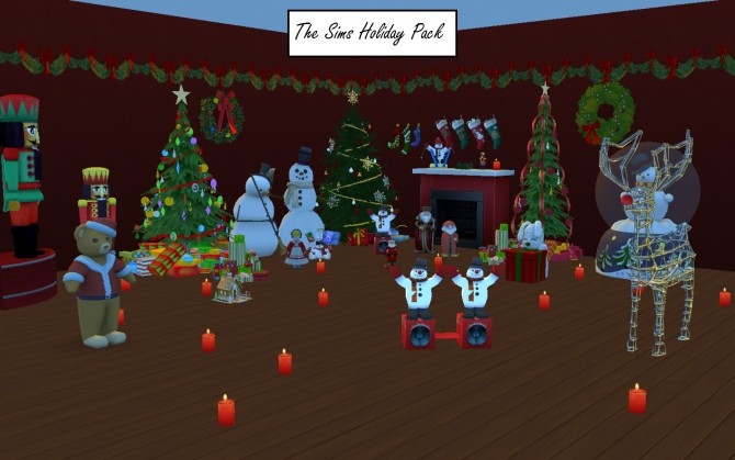 Sims 4 The Sims Christmas holiday pack by g1g2 at Mod The Sims