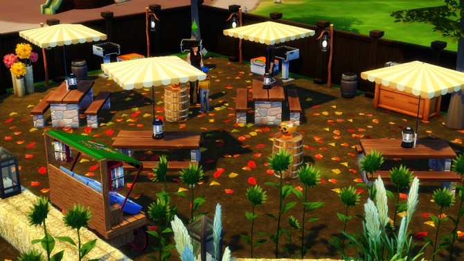 Sims 4 Willow Pumpkin Patch Park by CharmedPiper 1 at Mod The Sims