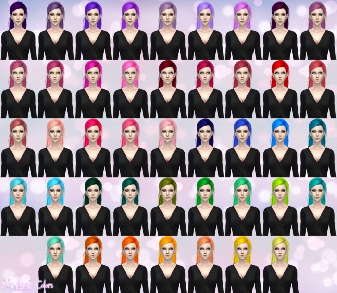 Sims 4 Stealthic Reprise Hair Retexture at Aveira Sims 4