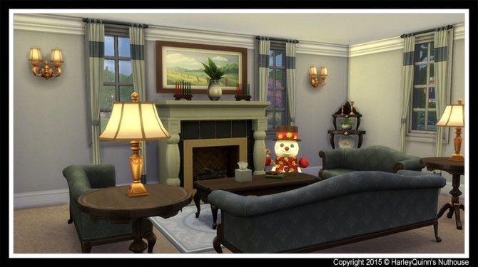 Sims 4 Cobblestone Way house at Harley Quinn’s Nuthouse