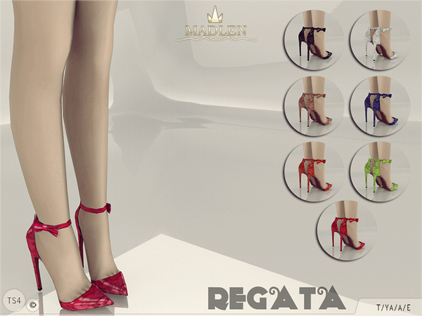 Sims 4 Madlen Regata Shoes by MJ95 at TSR