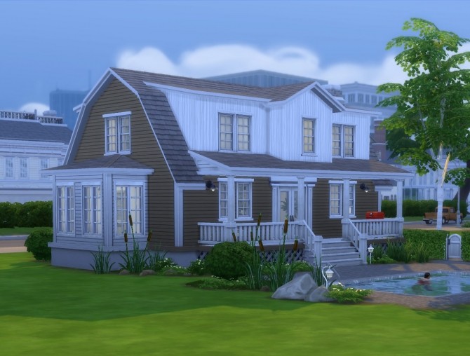 Sims 4 Fairview house no CC by plasticbox at Mod The Sims