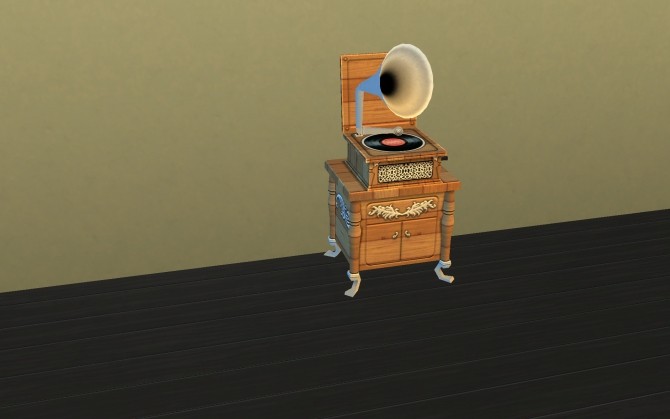Sims 4 The Benet Phonograph by g1g2 at Mod The Sims