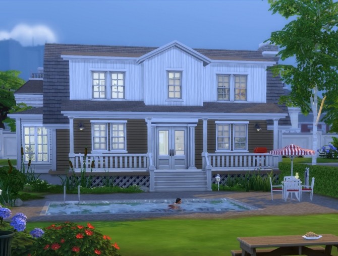 Sims 4 Fairview house no CC by plasticbox at Mod The Sims