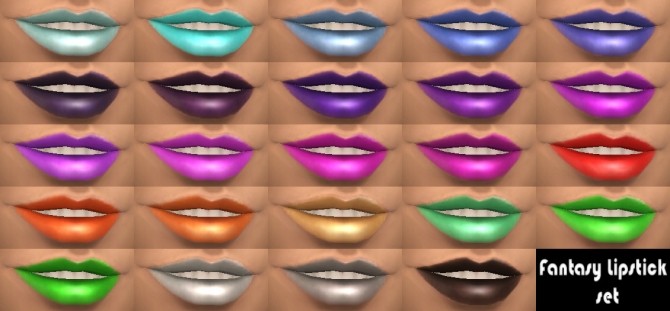 Sims 4 Light and Dark Lipsticks by Kitty25939 at Mod The Sims