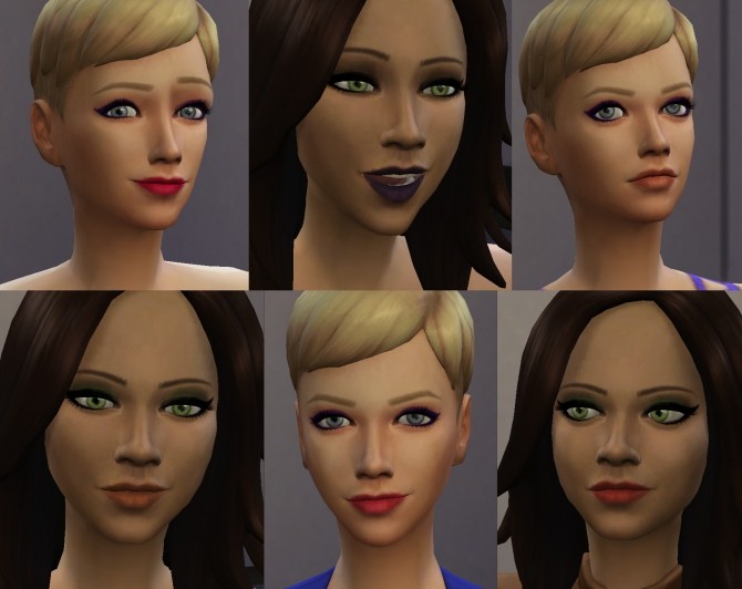 Sims 4 Light and Dark Lipsticks by Kitty25939 at Mod The Sims