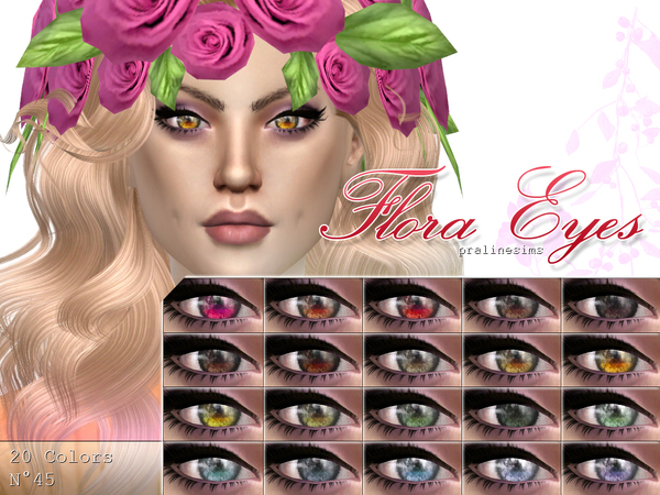 Sims 4 Flora Eyes N45 by Pralinesims at TSR