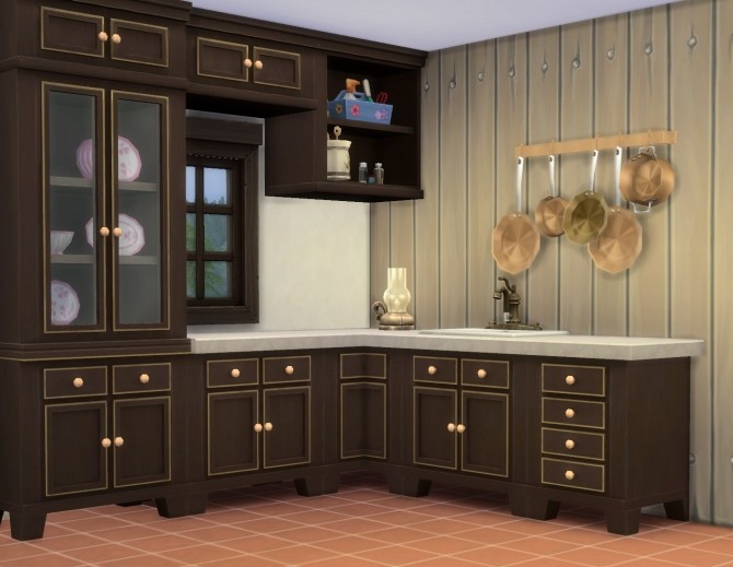 Sims 4 Country Kitchen by plasticbox at Mod The Sims