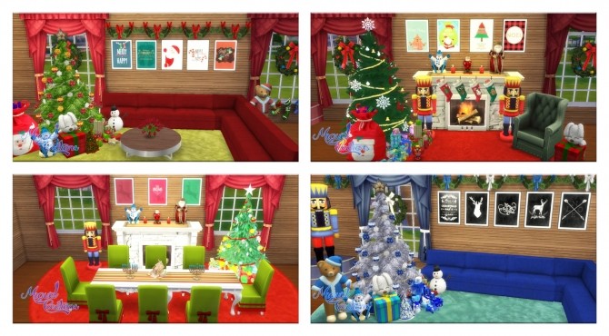 Sims 4 Merry Christmas Collection at Victor Miguel
