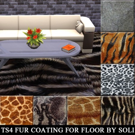 Fur coating for floor at Soli Sims 4