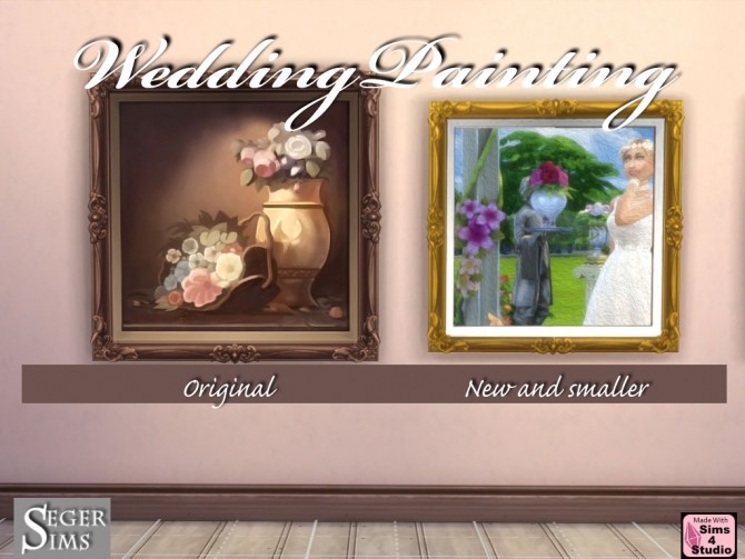 Sims 4 Wedding 3 Paintings in 1 at Seger Sims