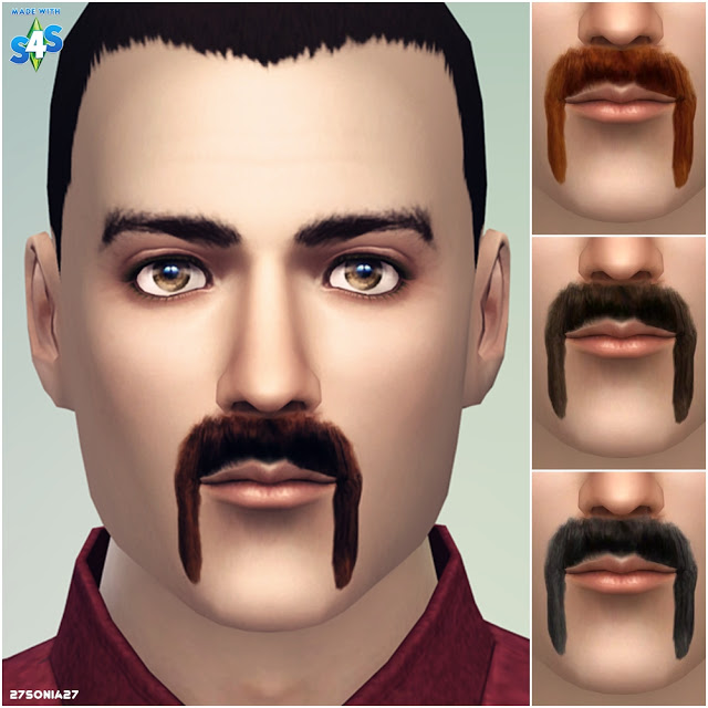 Sims 4 Mustache at 27Sonia27