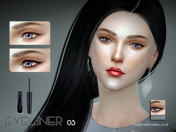 Sims 4 Eyeliner 03 by S Club LL at TSR
