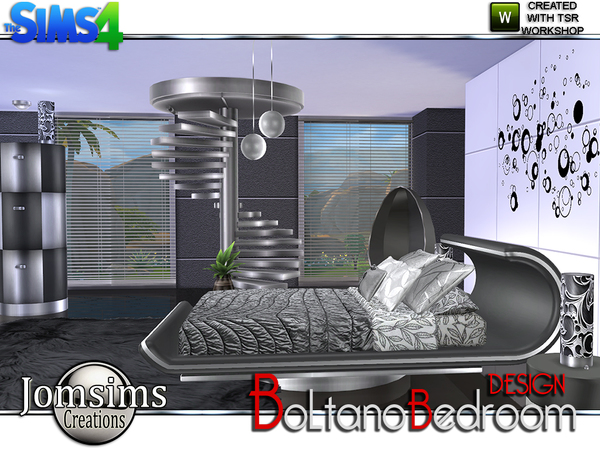 Sims 4 Boltano Design Bedroom by jomsims at TSR