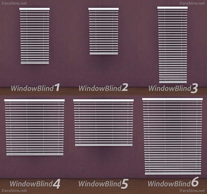 Sims 4 Window blinds at Dara Sims
