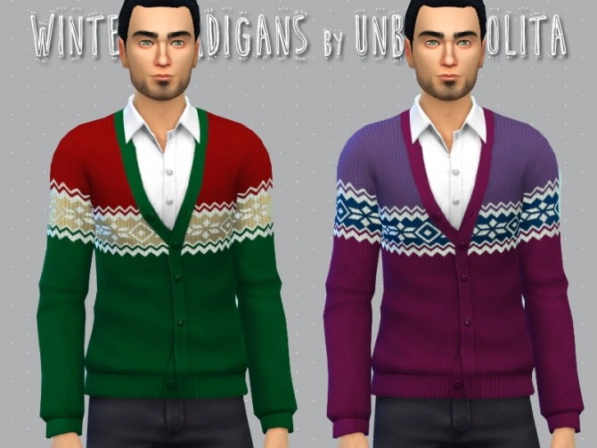 Sims 4 Winter cardigans at Un bichobolita