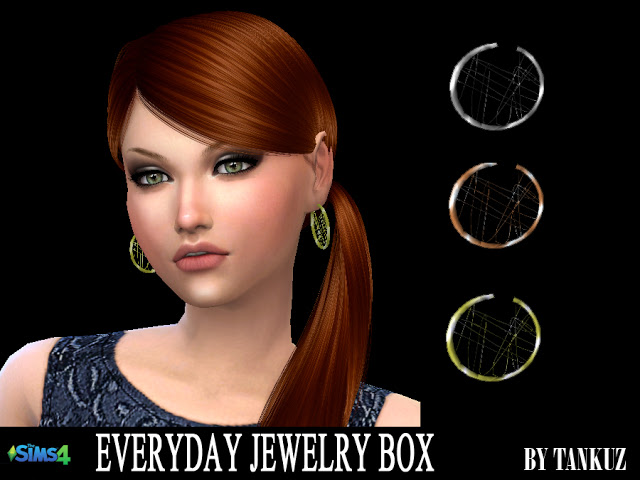 Sims 4 Everyday Jewelry Box   Earrings 03 at Tankuz Sims4