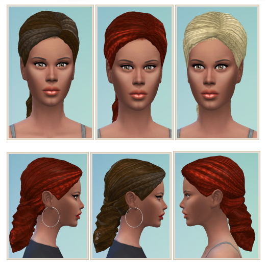 Sims 4 Dread Curls Bun at Birksches Sims Blog